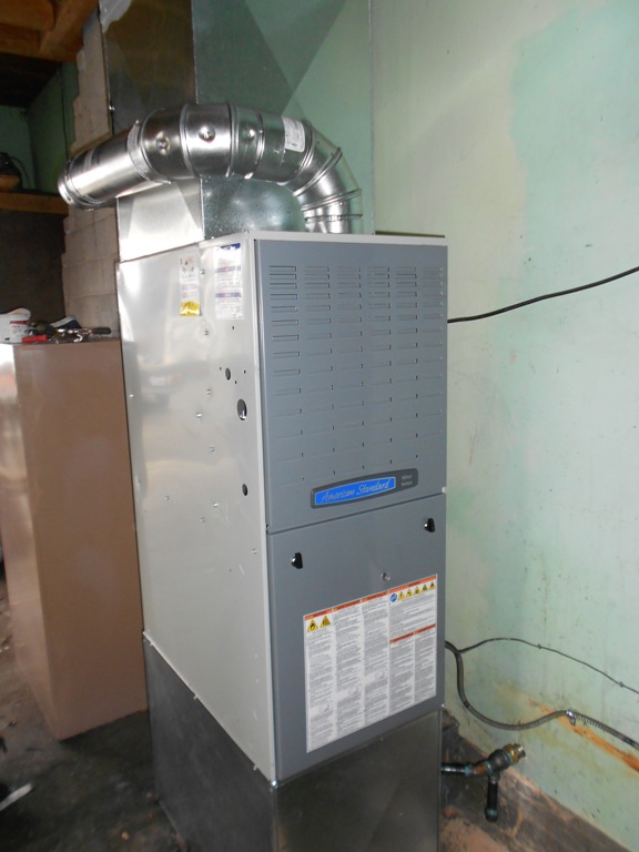 Chrysler oil furnace to American Standard 80% - Alpine Heating And Cooling